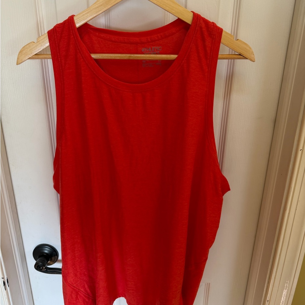 Athletic Works Red Tank Top